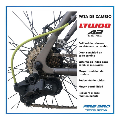 Imagen 3 de 10 de Bicicleta Mountain Mtb Firebird Rodado 29 21v Envio