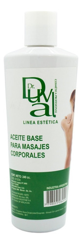  Aceite Base Para Masajes Corporales X 190ml Duval