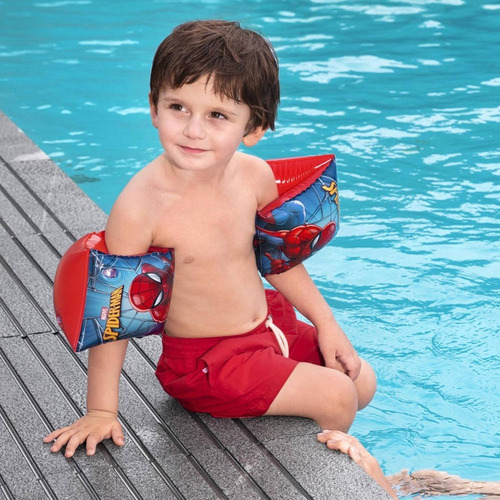 Imagen 6 de 6 de Flotadores De Brazos Spiderman ( El Hombre Araña ) Natación