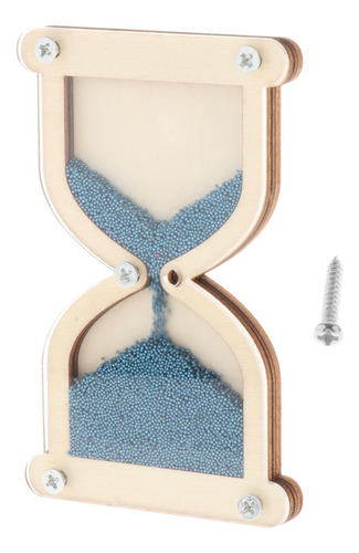 6 Wooden Hourglass Busy Board Accessory Educational Toy For