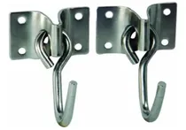 Comprar Kit 4 Pares Gancho Armador Rede Parafusar Inox Haste 8mm