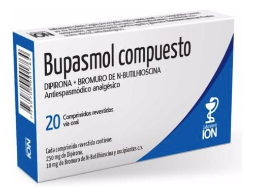 Bupasmol® Compuesto X 20 Comprimidos - Antiespasmódico