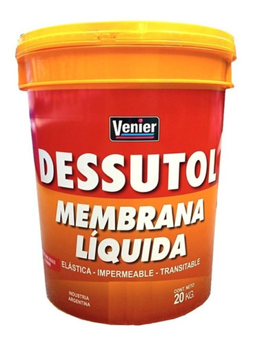 Membrana Liquida Techos Dessutol 20 Kg Venier