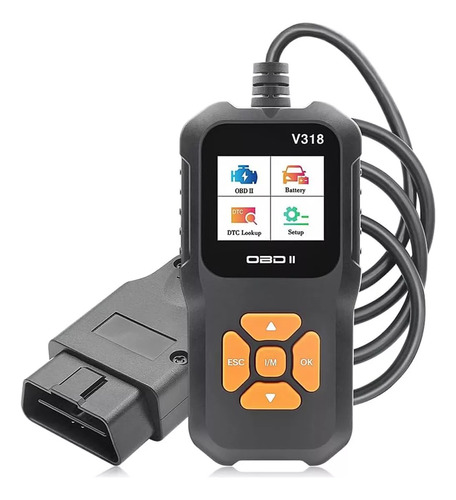 Escaner Automotriz V318 Obd2 Para Automóvil Multimarca