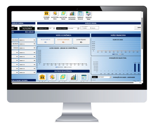 Planilha De Controle Financeiro Empresarial