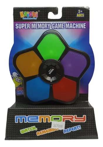 Winning Super Memory Match – Juego Electrónico De Memoria Estilo Simon Dice Con Luces Y Sonidos, Portátil, Entrenamiento Cerebral Para Niños Y Adultos