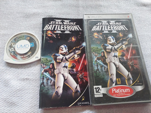 Star Wars Battlefront 2 Original Caixa & Manual P/ Sony Psp