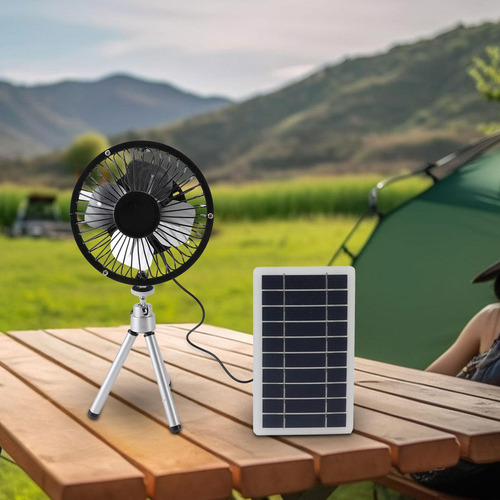 Para Ventilador Solar Ventilador Solar Portátil Usb Con
