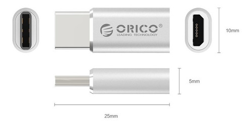 Convertidor Adaptador Micro Usb A Tipo C 3,1 Usb C Otg-orico