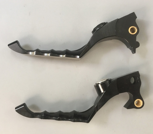 Levers Palancas Zombie Negro Para Harley Sportster 14 O Mas