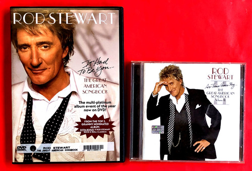 Pack Dvd + Cd Rod Stewart   The Great American Songbook 