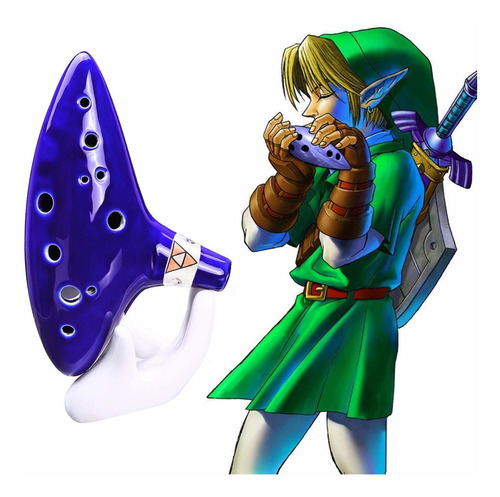 Imagem 2 de 5 de Ohuhu Zelda Ocarina Com Livro De Canção