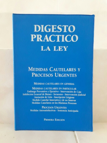 Derecho Digesto Práctico Medidas Cautelares Vázquez Ferreyra