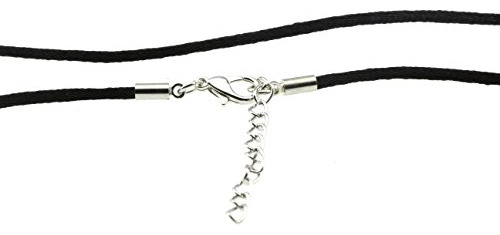 Embolden Jewelry Best Buy - Collar De Cuerda De Seda Negra C