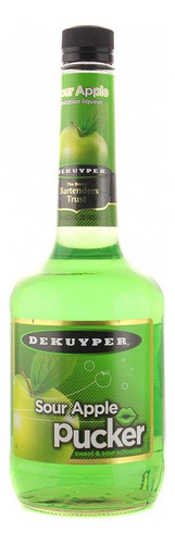 Pack De 2 Licor Dekuyper Sour Apple 750 Ml