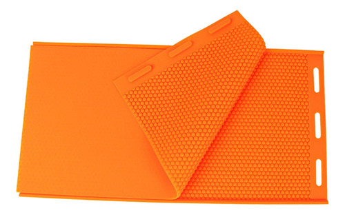 Hoja De La Fundación Beeswax Presiona Presiona Naranja