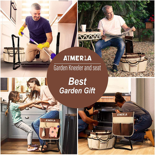 Asiento Plegable De Rodilleras Jardín Resistente, {alm...