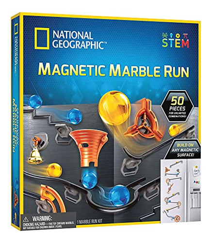 National Geographic Magnetic Marble Run - Juego De Construcc