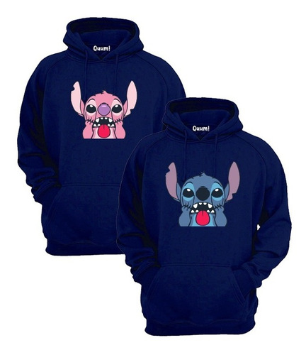 Sudaderas Para Parejas Amor Stich #4 (dos Piezas)