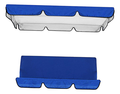 Patio Swing Canopy Reemplazo Garden Swing Chair Azul Azul