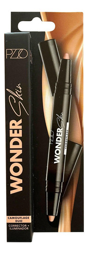 Corrector + Iluminador Camouflage Duo Wonder Skin Petrizzio