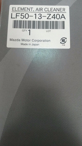 Filtro De Aire Mazda 3 Motor 2.0 Original