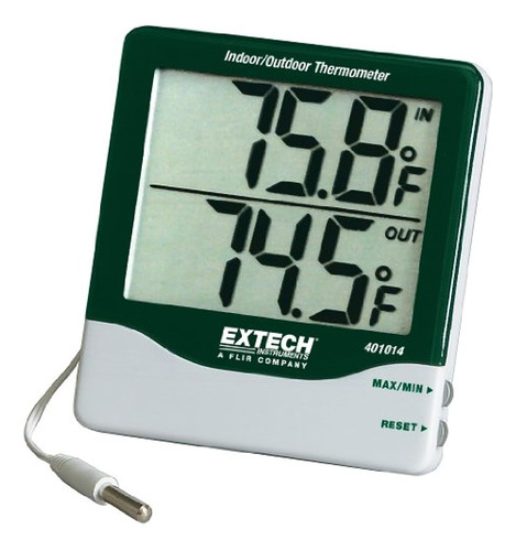 Extech 401014 Big Digit Indooroutdoor Thermometer