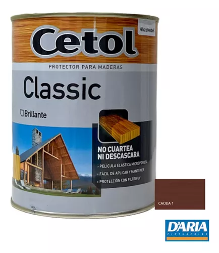 Pintura Para Madera Cetol Satinado Al Agua 1 lt