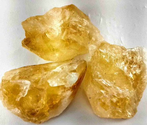 Citrino Pedra Natural Bruta 100g Prosperidade Vitalidade