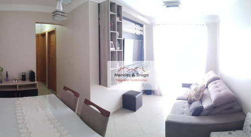 Imagem 1 de 15 de Morada Das Árvores Apartamento Com 3 Dormitórios À Venda, 68 M² Por R$ 350.000 - Picanco - Guarulhos/sp - Ap2228