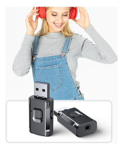 3 Usb Bluetooth 5.0 Transmisor Receptor Adaptador Usb