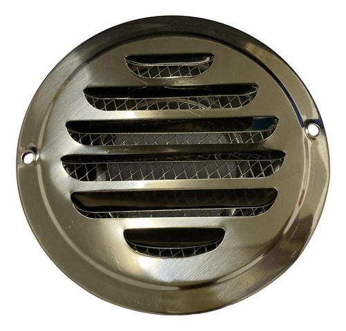 Grelha Com Persianas Para Ventilação De Aço 80 Mm
