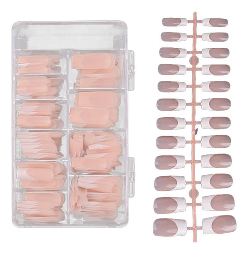 Imprensa Wearable Em Unhas Capa Completa Brilhante Longo