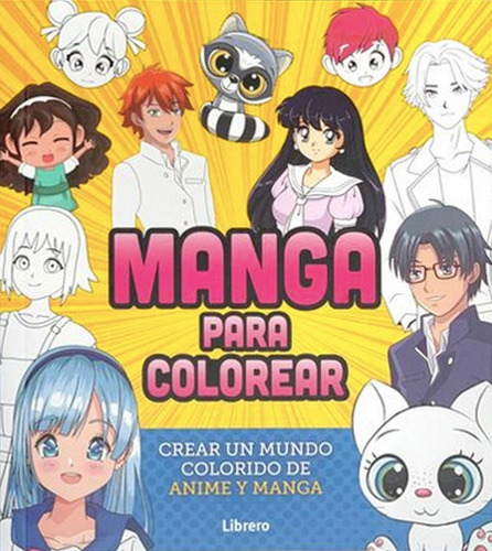 Libro Manga Para Colorear