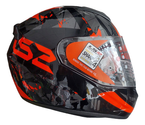 Casco Moto Ls2 Integral 352 Rookie Palimnesis Visor Simple