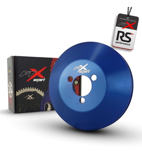 Polia Bomba D'água Alumínio Billet Vw Ap 8v Azul Ftx Expert