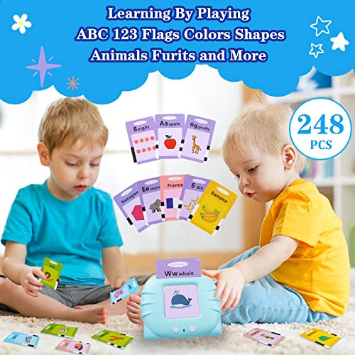 Abc Learning Flash Cards For Toddlers 2-4, Autism Toys,...
