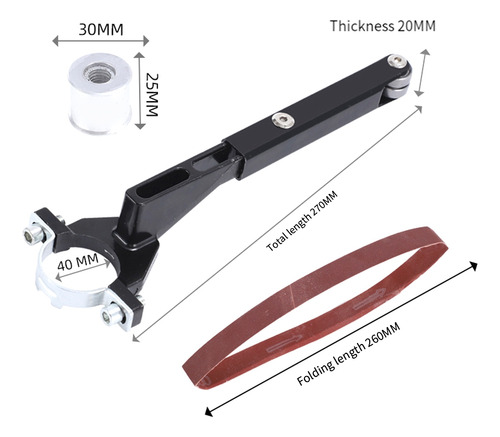 Rebarbadora Angular Retrofit Belt Sander Stand Para Modelos