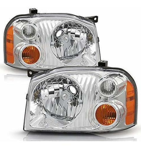 Faros Delanteros Estilo Fábrica Nissan Frontier 01-04