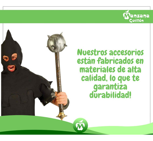 10 Unidades Maza Con Pinchos Juguete Disfraz Vikingo Cazador