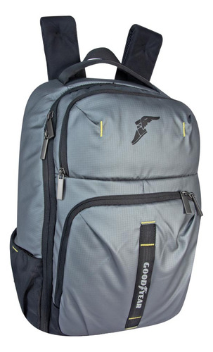 Mochila Casual Goodyear Gris 4bp2