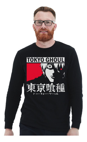 Polera Ml Tokyo Ghoul Ken Kaneki Sin Mascara Stencil Anime I