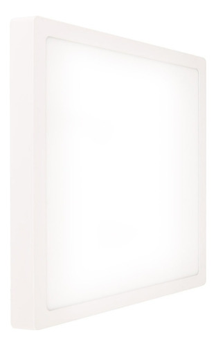 Gadnic PLEDC24X Lampara Techo Led Cuadrado Calido/frio 3000/6000k Cuadrado Color Blanco