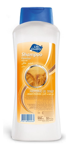 Shampoo Familiar Nutritivo Proteina Life Quality 950 Ml