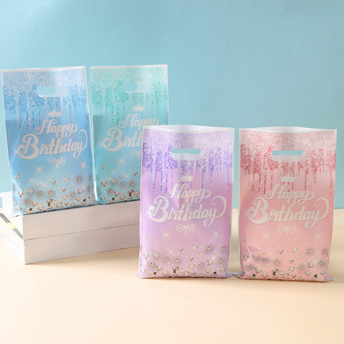 50 Bolsas De 4 Colores Para Fiestas De Cumpleaños De Niñas Color Multicolor Diamante