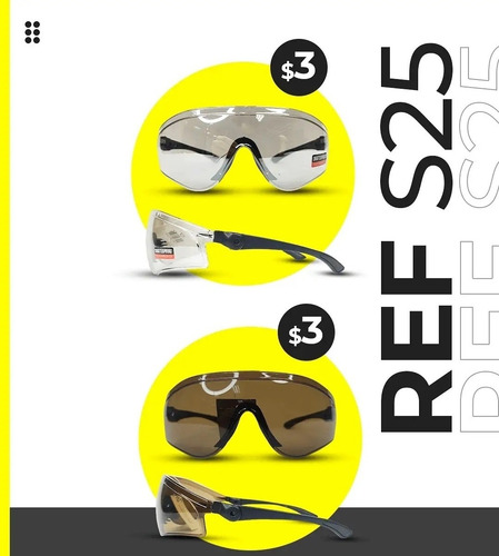 Lentes De Seguridad Industrial Al Mayor