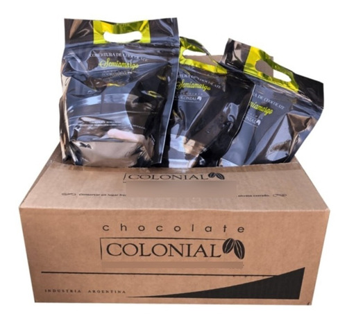 Chocolate Cobertura Colonial Semiamargo X 6kg - Cotillón Waf