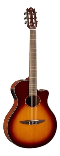 Guitarra criolla clásica Yamaha NX NTX1 para diestros brown sunburst brillante
