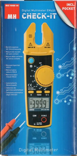 Amperimetro Tenaza Pinza Abierta Ac Multitester Multimetro