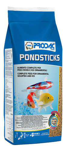 Ração Para Carpas Prodac Pond Sticks Color 1kg